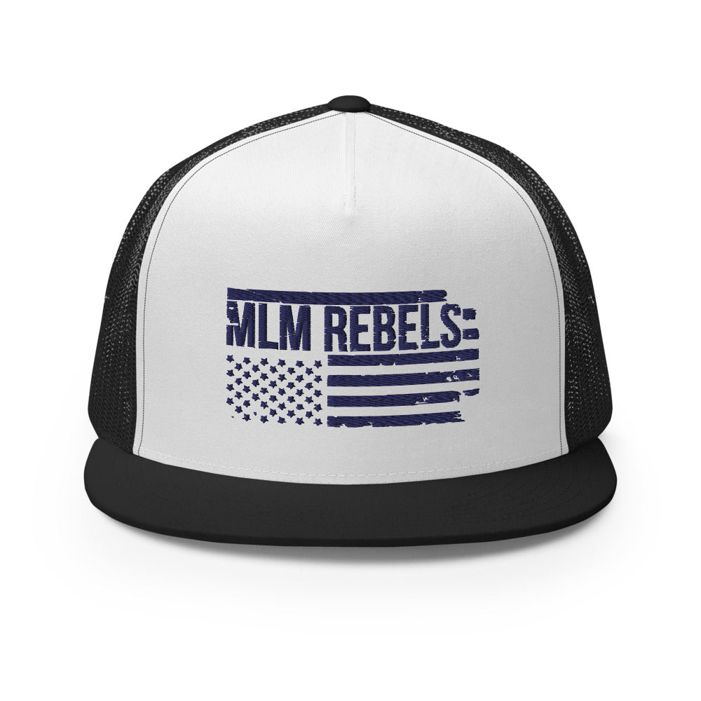 "MLM Rebels" Logo Trucker Cap