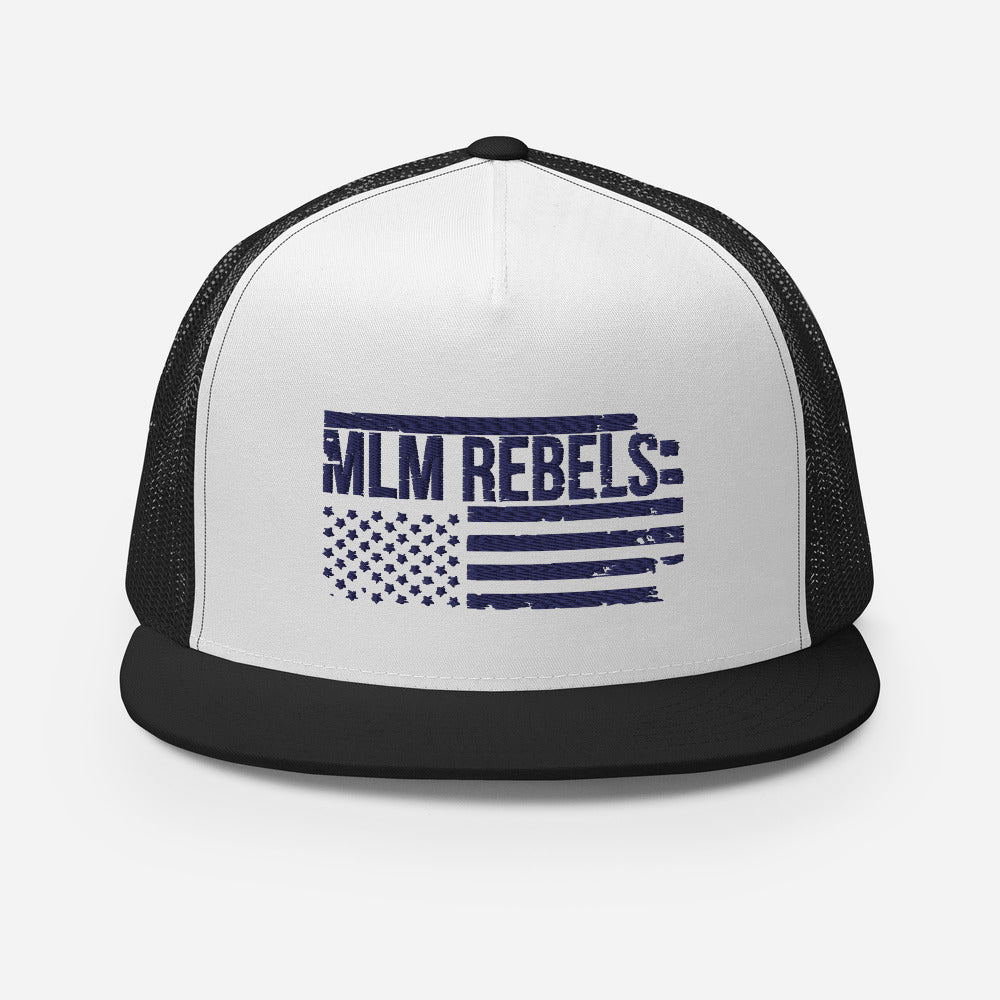 "MLM Rebels" Logo Trucker Cap