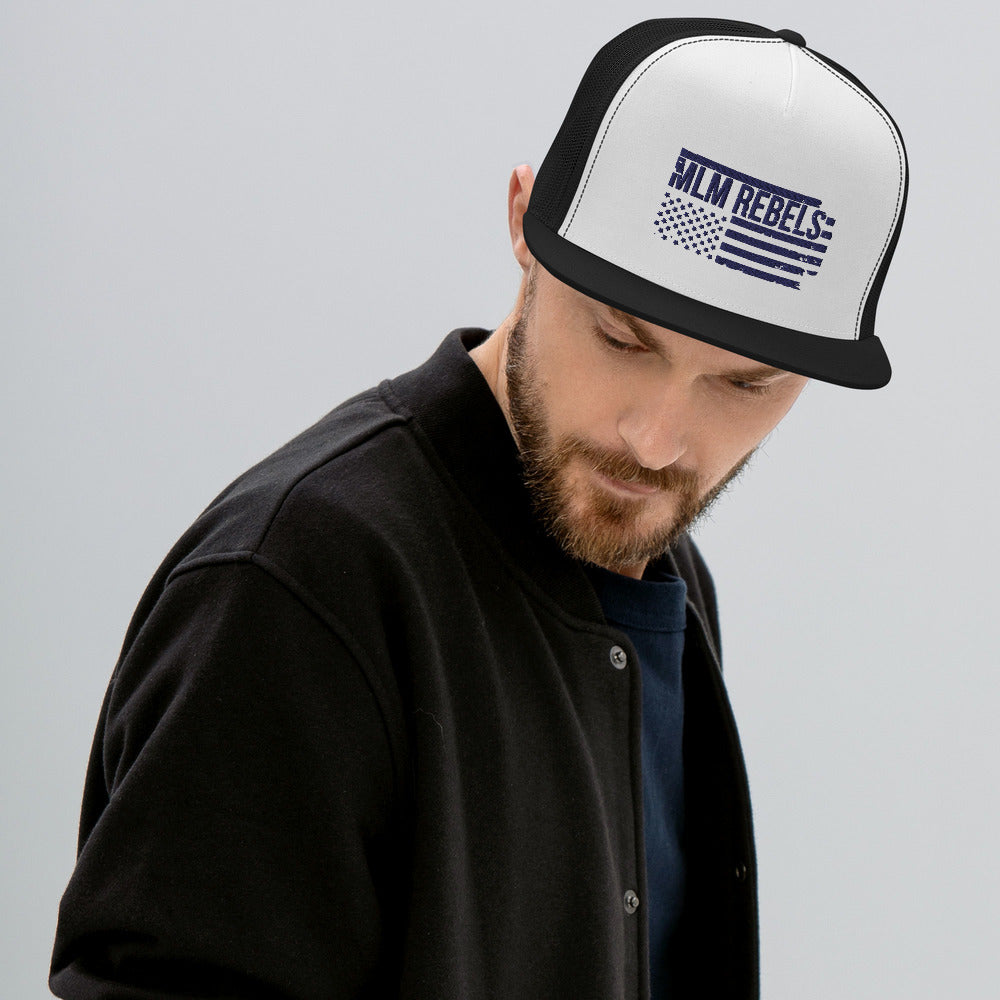 "MLM Rebels" Logo Trucker Cap