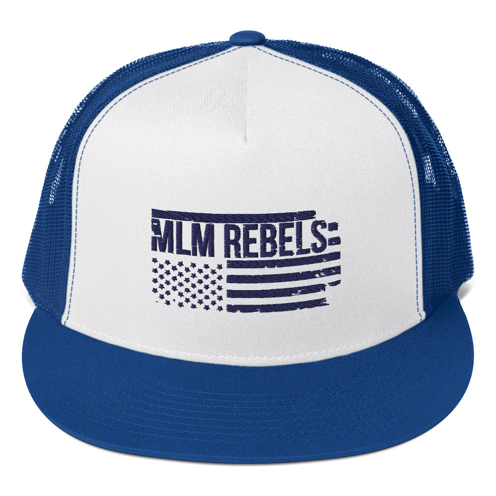 "MLM Rebels" Logo Trucker Cap